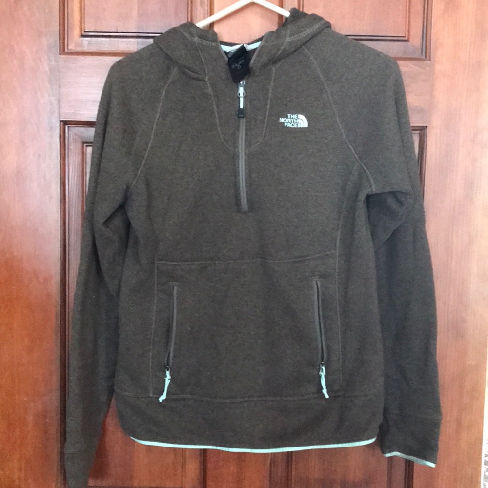 The North Face quarter zip hoodie